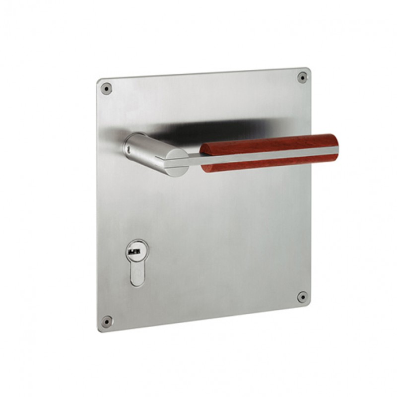 von Griffe Paar PBA 2002.YOD.PLA Holz und Edelstahl AISI 316L