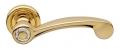 Cosmic Linea Calì Türgriff reinem Gold mit Swarovski-Kristall