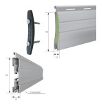 Croci Rollladen aus hochdichtem Aluminium SAR-132 Tap Security