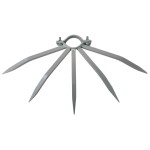 Poller für kleine Rohre 48 mm gegen Kletterdiebstahl