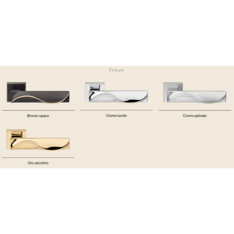 Duna Linea Calì Türgriff Messing-Finish Ihrer Wahl