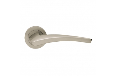 Dune Entwurf Manital Satin Nickel Paar Handgriffe am Rosetta