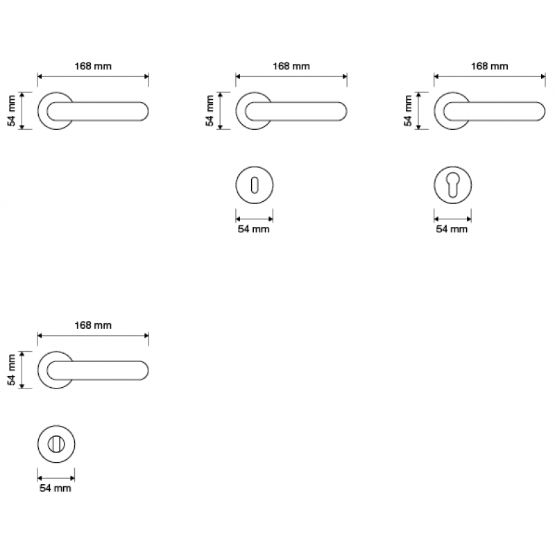 Elika Crystal Vergoldet Türgriff auf Rosette Linea Calì Crystal
