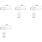 Elios Crystal Vergoldet Türgriff auf Rosette Linea Calì Crystal