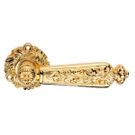 Epoca Vergoldet Türgriff auf Rosette Linea Calì Vintage