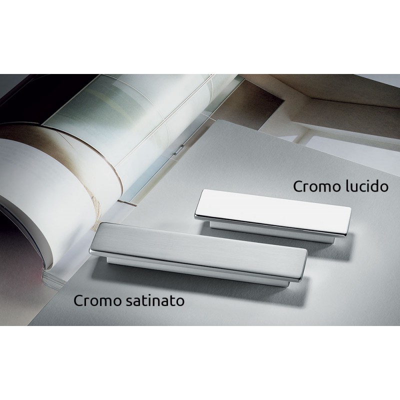 F105 Möbelgriff aus verchromtem Möbel Ideal für Türen und Schubladen im Möbeldesign von Formae