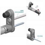Stopper für Wände Super-Unique Double Block TMS