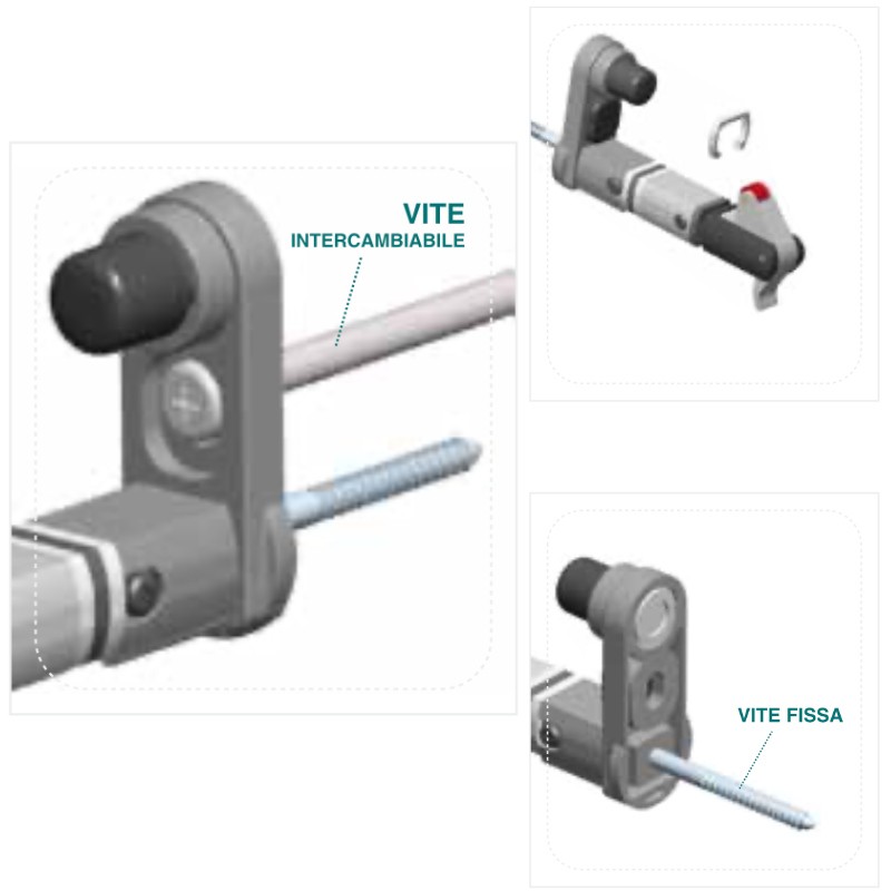 Stopper für Wände Super-Unique Double Block TMS