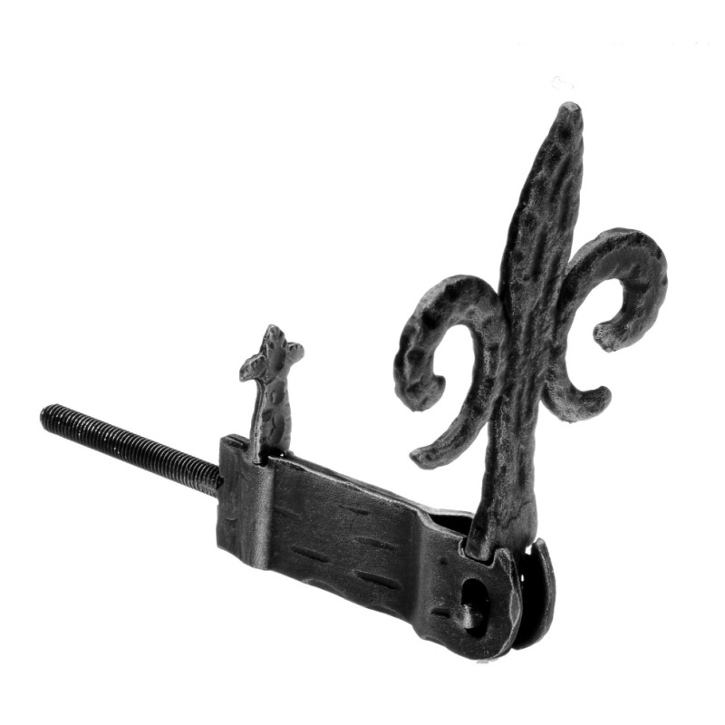 Lilienförmiger Fensterladenstopper Eisen Galbusera 328/V 90x30x18mm