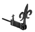 Lilienförmiger Fensterladenstopper Eisen Galbusera 328/V 90x30x18mm