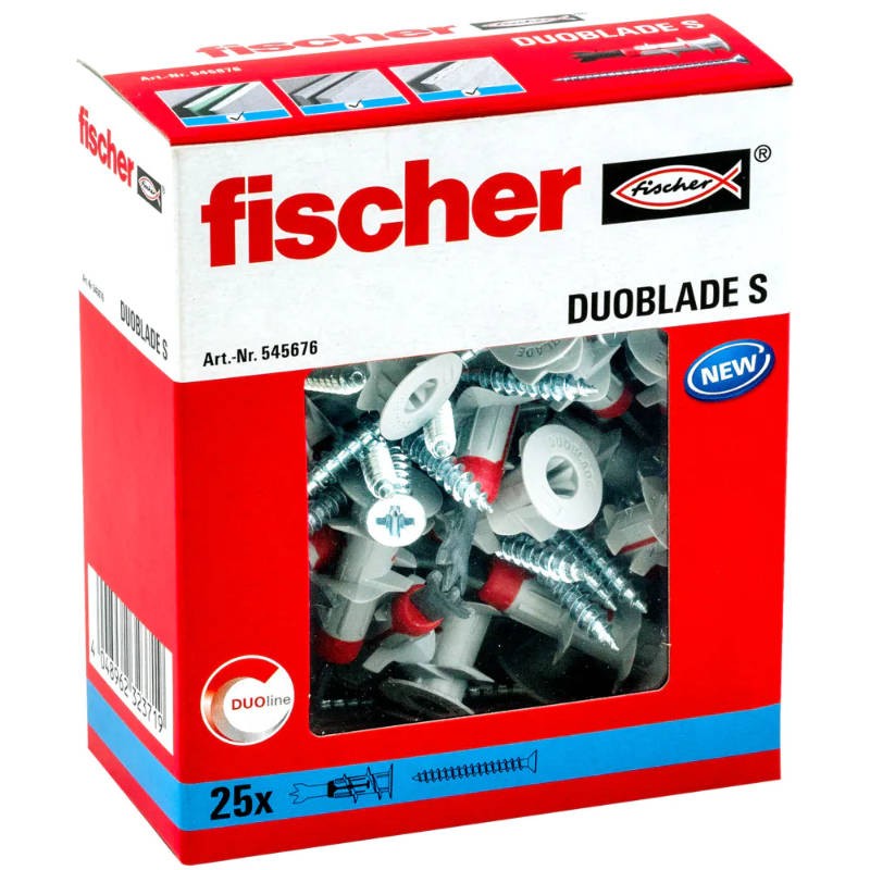  Fischer DuoBlade Selbstbohrdübel für Gipskartonplatten