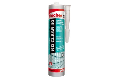 Fischer KD CLEAR 40 Kristalliner Dichtklebstoff für Glas