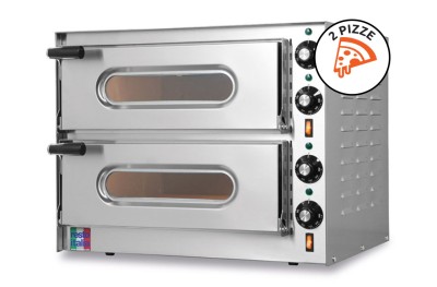 Doppelter Elektroofen für Pizzas Resto Italia Small-G2 Einphasig