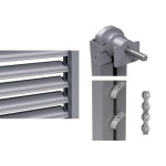 Sonnenschutz aus Aluminium mit Kette Pasini SHADOW