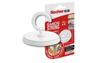 Klebehaken aus Stahl für 10 kg Strong Fischer