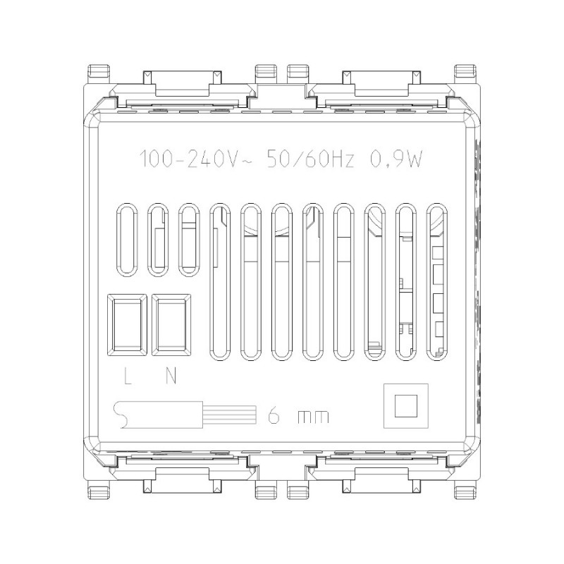 Connected Gateway Vimar 2 Module Serie für den Wohnbereich