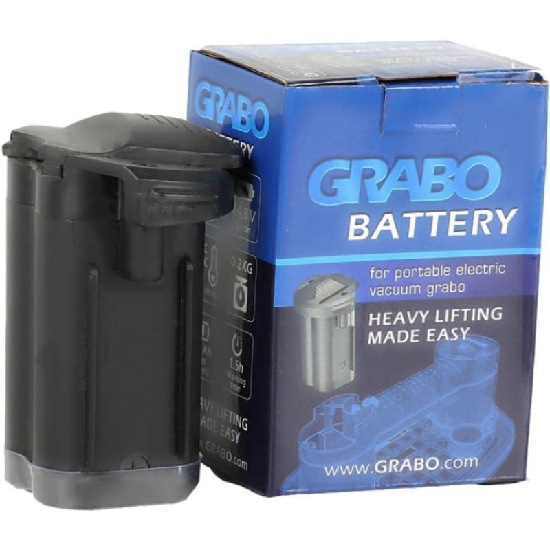 GRABO PRO-LIFTER 20 Elektrischer Vakuumsauger mit Display und Akku