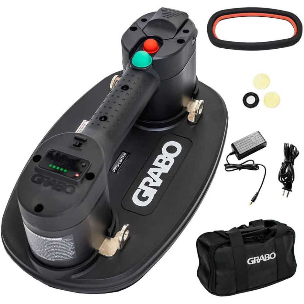 GRABO PRO-LIFTER 20 Elektrischer Vakuumsauger mit Display und Akku