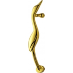 Dolphin Griffe Messing geschmiedeten Elementen PFS Pasini