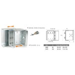 Verstellbarer Sicherheitsendtürfügel zum Schweissen