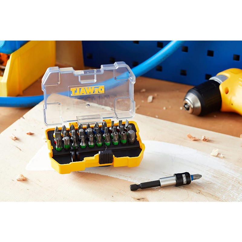 DeWalt Einsätze DT7969-QZ Schraubensatz 32-teilig und Adapter
