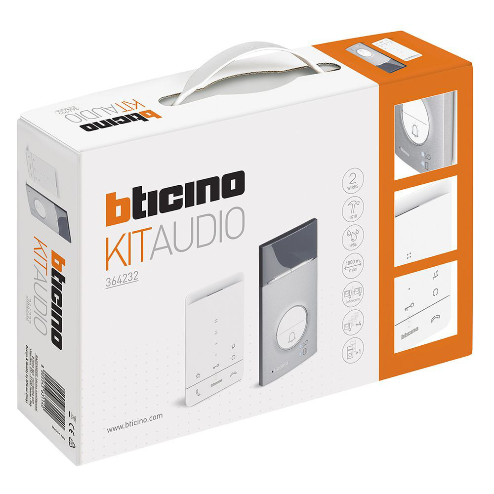 BTicino 364232 Audio-Kit mit Gegensprechanlage und Tastatur