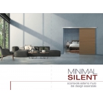 Außenwand Schiebetür Kit Minimal Silent Essential Design