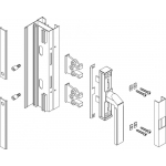 Connection Kit Giesse Nova Griff Fenster Cremonese Art.02377 ALLCO5 R40