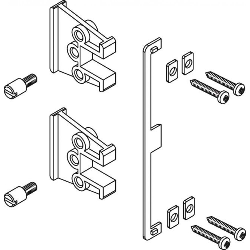 Connection Kit Giesse Nova Griff Fenster Cremonese Art.02377 ALLCO5 R40