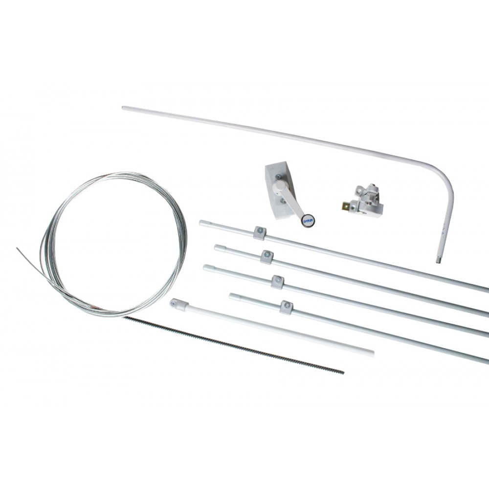 Komplettes Kit für Einzel-Vasistas Ultraflex UCS Öffnungsmechanismus für Fenster