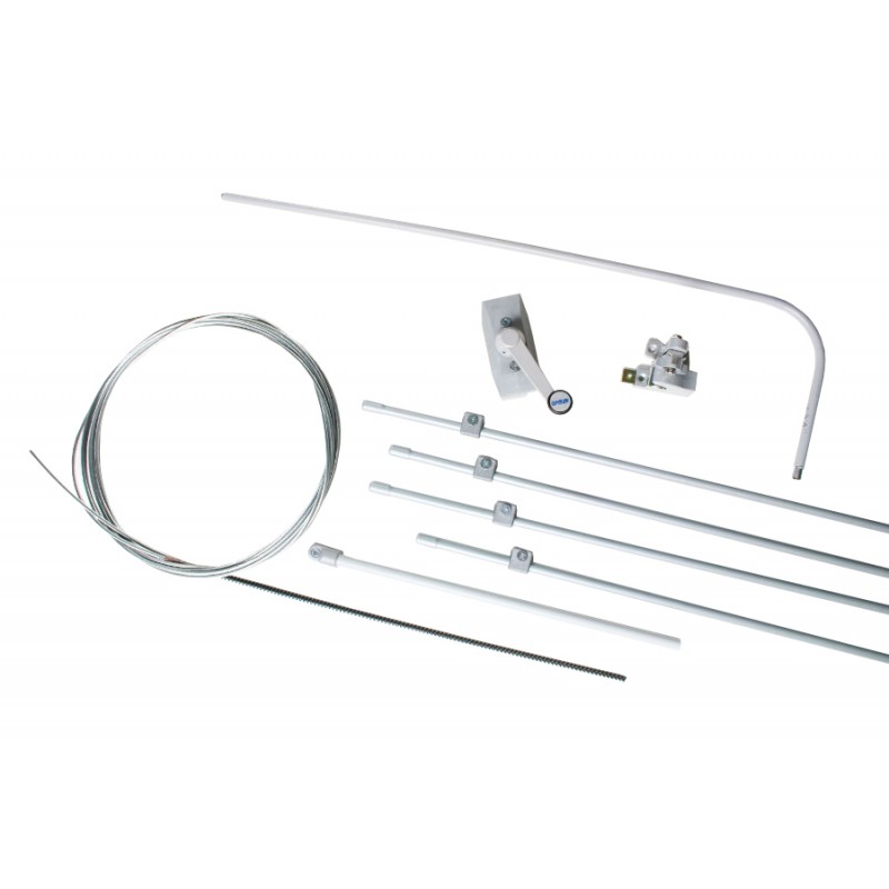 Komplettes Kit für Einzel-Vasistas Ultraflex UCS Öffnungsmechanismus für Fenster