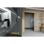 Schiebesatz MiniSlide SbyC Glassystem mit Gleitführung