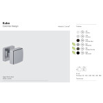 Kubo Colombo Design drehbarer Türknauf 55x55 mm