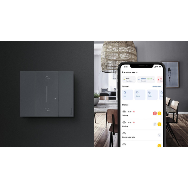 Living Now BTicino Zivilserie Platten und Schalter Katalog