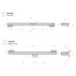 Liwin L35 Slim Comunello Kettenantrieb für Fenster