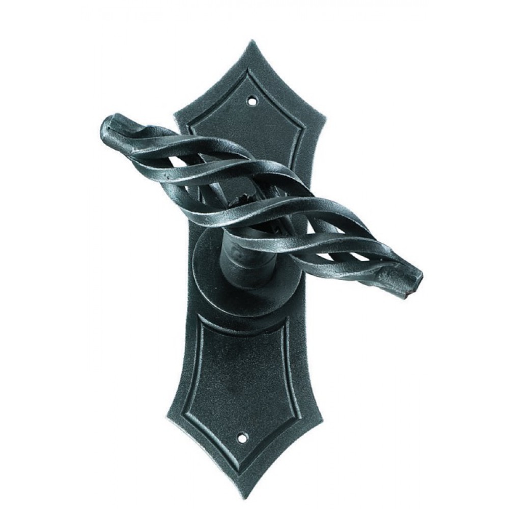 London Galbusera Fenstergriffe mit Plakette Schmiedeeisen Fenster