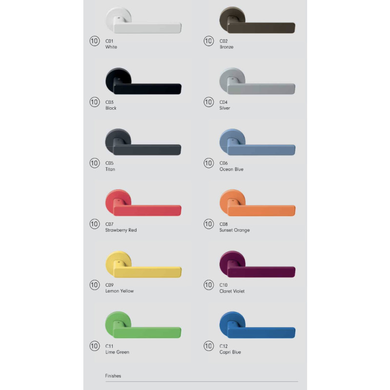 Türgriff DUE COLOMBO DESIGN MOOD Runde Rosette