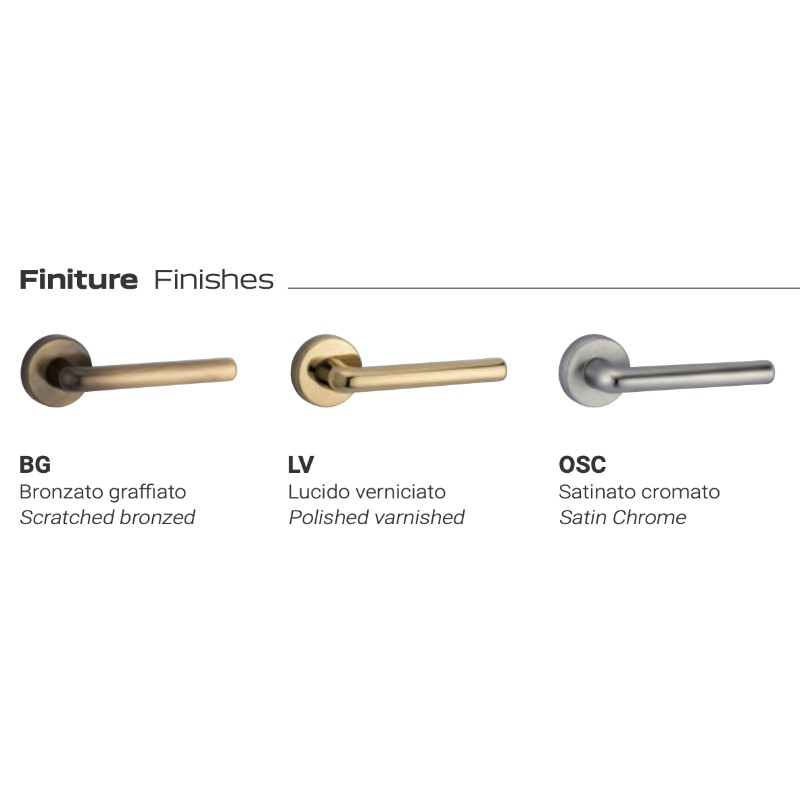 Innentürgriff aus Messing Reguitti Collo Basso