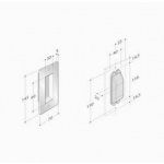 PBA 2001.IT.SC/P Griff aus Edelstahl AISI 316L für Schiebetür