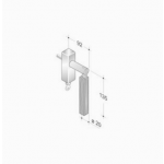 Griff Fenster PBA 2001.YOD.DK Holz und Edelstahl AISI 316L