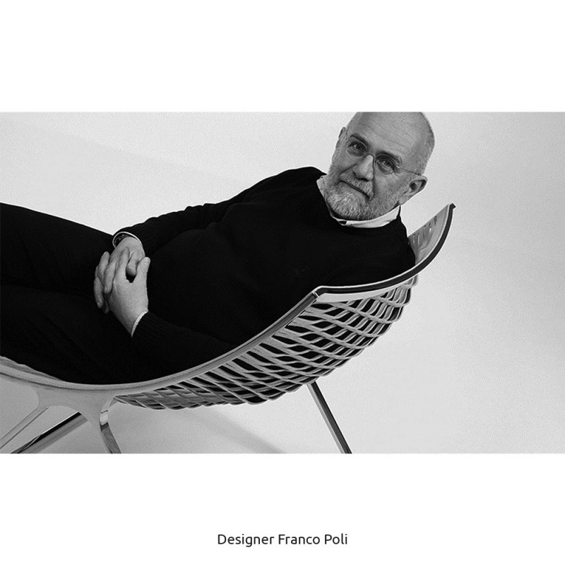 Türgriff mit personalisierter Beschriftung H 1055 Wörter des italienischen Designers Franco Poli für Valli & Valli