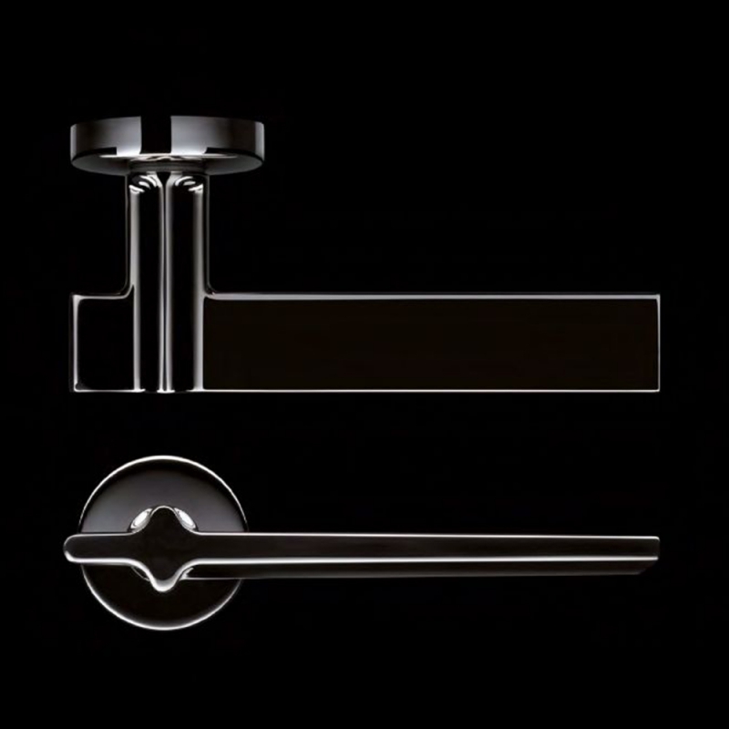 Aqualung Türgriff auf Rosette von Archistar Marco Piva für Mandelli1953