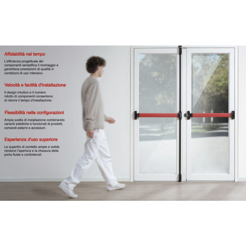 Paniktürverschluss CISA ALPHA TOUCH oder PUSH Aufliegend Montiert