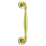 Türstoßgriff aus Messing Arieni Stile 940/E Rosetten Ø45 Länge 260 mm