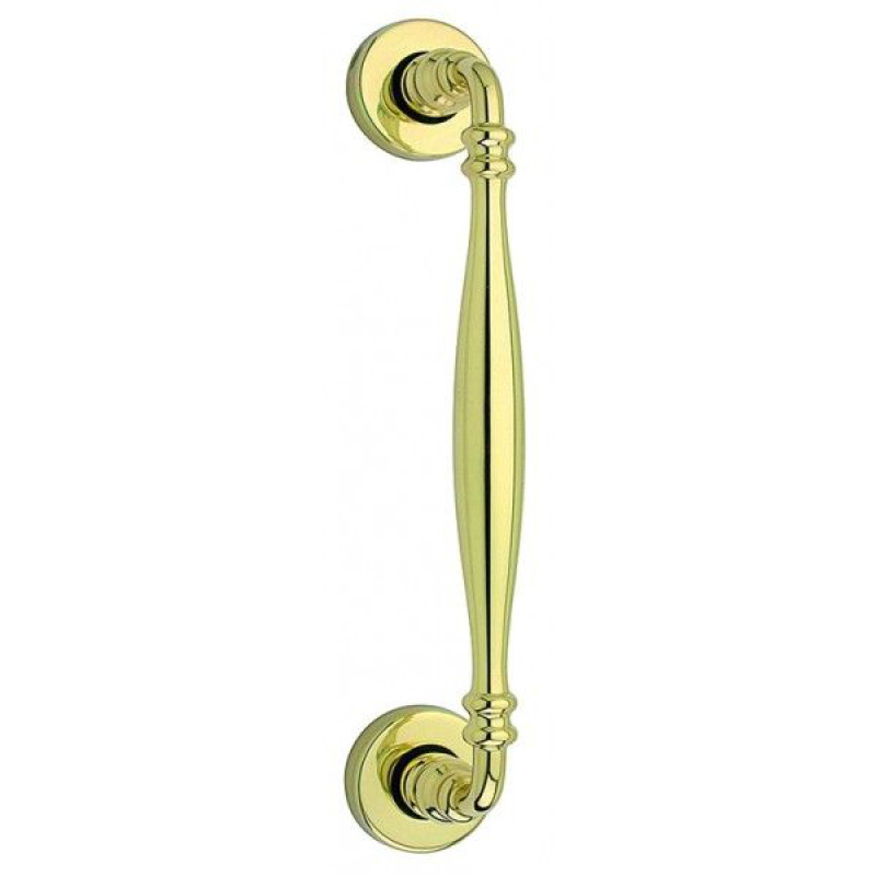 Türstoßgriff aus Messing Arieni Stile 940/E Rosetten Ø45 Länge 260 mm