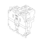 2-Modul-Schaltmechanismus VIMAR LINEA 30000.2 Tastenlose Steckdosen