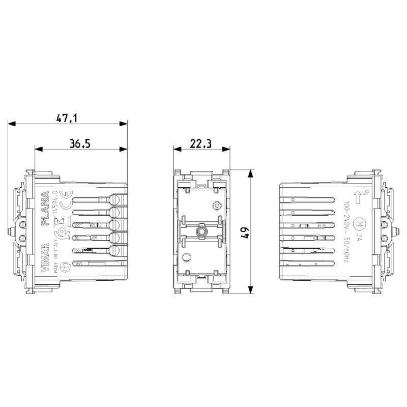 Rolladen-IoT-Verbindung-Mechanismus 14594.0 Plana Vimar