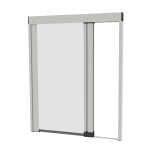 Mega Effezeta System seitliches Fliegengitter mit einziehbarer Führung