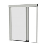 Mega Effezeta System seitliches Fliegengitter mit einziehbarer Führung