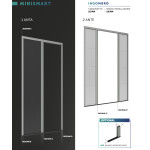 Minismart Primed plissiertes Moskitonetz Kompakt 18 mm